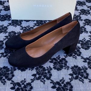 Margaux The Heel Pump 41 M Black Suede